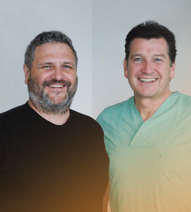 Kooperationspartner tino ebneth von der uro-mobile GmbH und Dr. med. Braun von der Urologie GIessen
